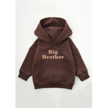 I love milk Kids brown hoodie "Big brother"