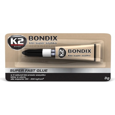 K2 BONDIX PLUS sekundové lepidlo 10g