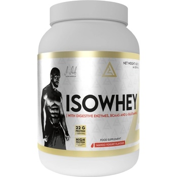 Lazar Angelov Nutrition IsoWhey | Whey Protein Isolate with Digestive Enzymes, BCAA & Glutamine [1600 грама] Манго Йогурт