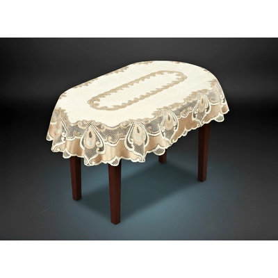 MyBestHome Žakárový ubrus Loran oválný 120x220 cm – Sleviste.cz