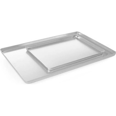 Hendi 808467 Cukrárska tácka na vystavenie produktov 30x20x2 cm strieborná