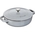 Staub Chistera kastrol s poklicí 28 cm 3,7 l šedý