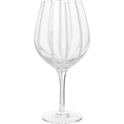 Broste Sklenice na červené víno White Stripe bílá barva čirá barva sklo 650 ml