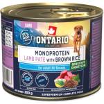 ONTARIO Консерва Ontario Adult монопротеин агнешко пате с кафяв ориз 200g (214-859983)
