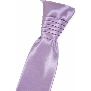 Hladká francúzska kravata lila