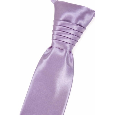 Hladká francúzska kravata lila
