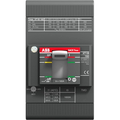 ABB Прекъсвач abb xt1b 160 tmd125-1250 - 3 p, 125 a (1sda066808r1)