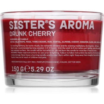 Sister's Aroma Drunk Cherry ароматна свещ 150 гр