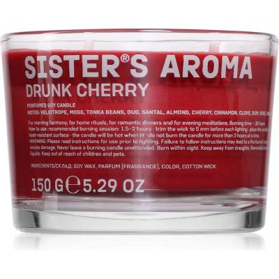 Sister's Aroma Drunk Cherry ароматна свещ 150 гр