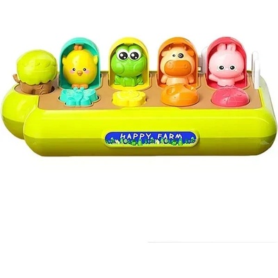 Man Yuk Toys Моята първа ферма скриване на животни бебешка играчка - 30 см (yl369)