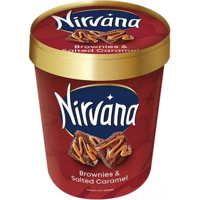 Nirvana Сладолед Nirvana Брауни и сол. карамел Nestle 420мл