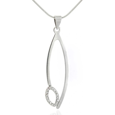 Foxette Ocelový přívěsek se zirkony JF 0389