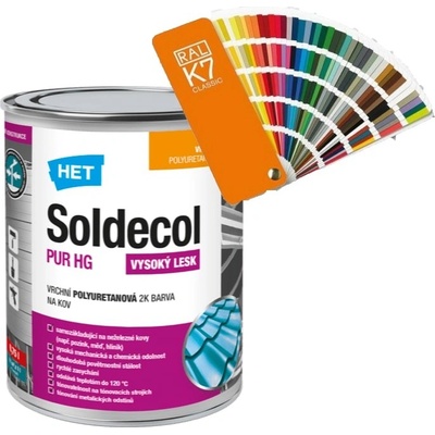 Het Soldecol PUR HG 0,95L tónovaný 0,75L + 2x0,1L tužidlo, Odstín: RAL 3011