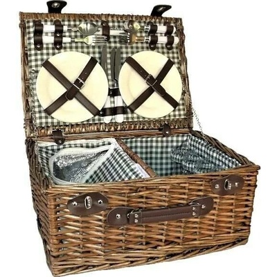 Picnicworld Piknikový koš proutěný pro 4 osoby 32x48 cm