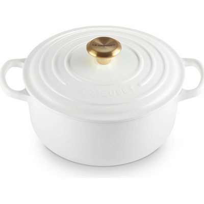 Le Creuset Kastról SIGNATURE 20 cm 2,4 l WHITE liatina