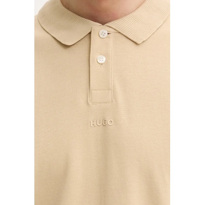HUGO Памучна тениска с яка hugo (50493206)