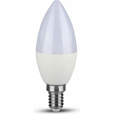 V-TAC LED žiarovka E14 sviečka 6,5W, 600lm, SAMSUNG chip Denná biela