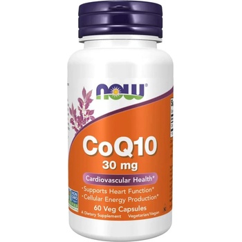 NOW CoQ10, 30 mg, 60 капсули, Now