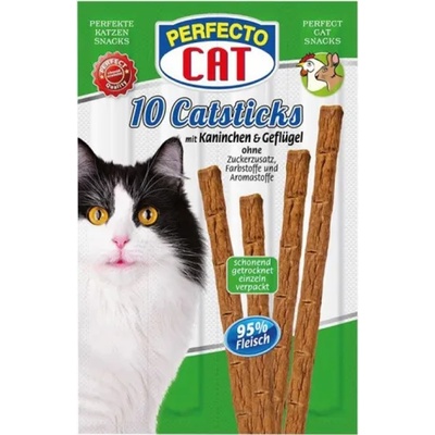 Perfecto Cat Sticks - Саламени пръчици за котки със заешко и птиче месо 50 гр