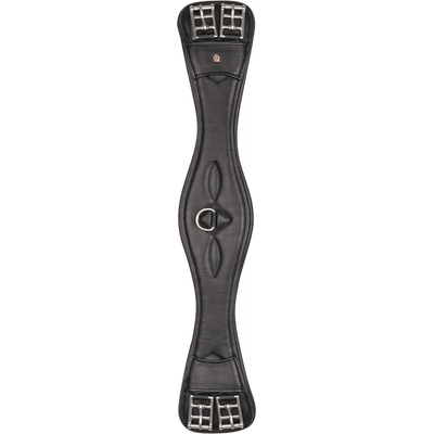 Waldhausen Anatomický kožený podbřišník Comfort Černá