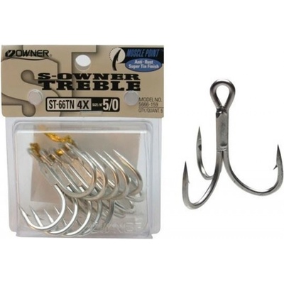 Owner ST-66TN Tin trojháček vel.1 6 ks