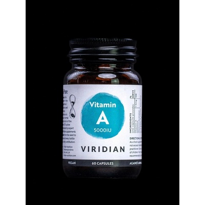 Viridian Vitamin A 5000 IU 60 kapslí