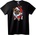 NOONEBRAND Коледна тениска Санта Пуг - 7XL, White
