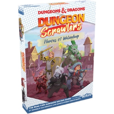 WizKids Настолна игра Dungeons & Dragons - Dungeon Scrawlers: Heroes of Waterdeep - семейна