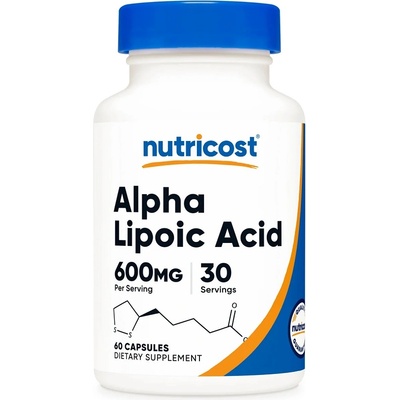 Nutricost Alpha Lipoic Acid 600 mg, 60 Capsules