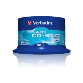 Verbatim CD-R 700mb 52X - Шпиндел 50бр Crystal AZO