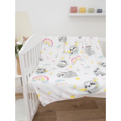 MKLuzkoviny.cz Dětská deka do postýlky mikroplyš Exclusive Lenochod – Zboží Dáma