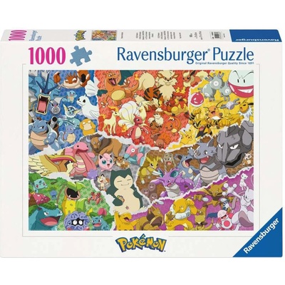 Ravensburger Пъзел Ravensburger от 1000 части - Приключение с Покемони (12000832)