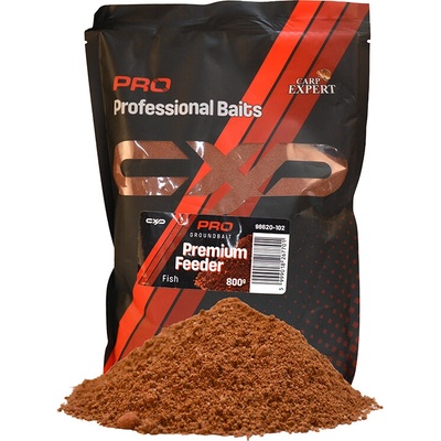 Carp Expert Kŕmna zmes Pro Premium Feeder 800 g Fish