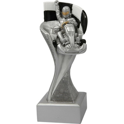Motokáry trofej 14,5 cm Stříbrná