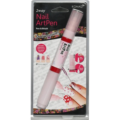 Konad® nail art pero a liner červené 10 ml