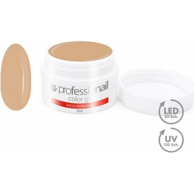 Professionail Barevný LED UV gel BLONDIE Hnědá 5 ml