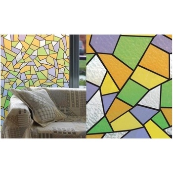 Patifix Фолио за стъкло цветни орнаменти - ширина 90 см