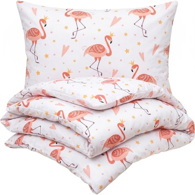 4home bavlna obliečky Flamingo 140x200 70x90