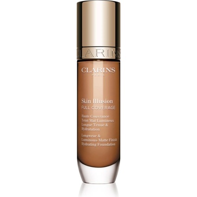 Clarins Skin Illusion Hydrating Foundation високо покривен фон дьо тен цвят 112.7W 30ml