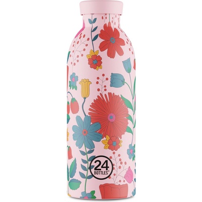 24Bottles Clima Floral Bloom термо бутилка, 500 мл, розова (002187)
