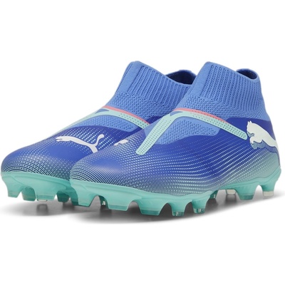 PUMA Футболни бутонки Puma Future 7 Match+ Laceless Firm Ground Football Boots - Blue/Wht/Green