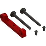 Arrma предна горна стойка на ос, CNC алуминий, червена