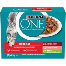 Purina ONE STERILCAT lahodný výber v šťave 72 x 85 g