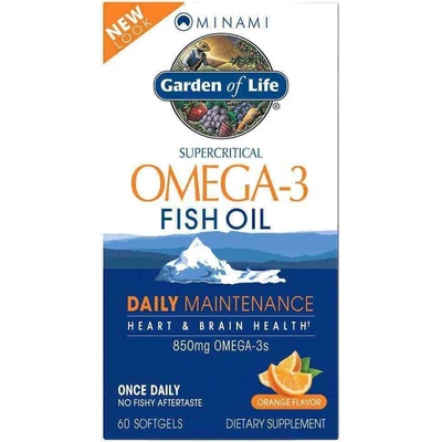 Garden of Life Minami Nutrition Omega-3 EPA-DHA pomaranč 60 kapsúl