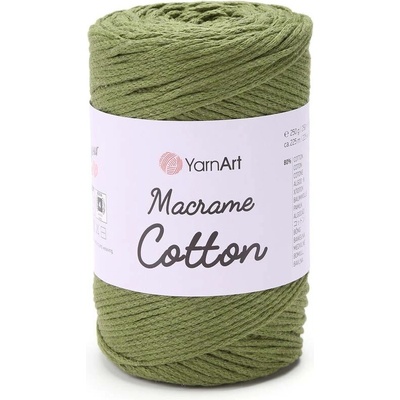 Yarn Art Macrame Cotton 787 olivově zelená