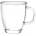 Cristar - Стъклена чаша за топли напитки 362мл MUG "LONDON" (0367AL) (011262)