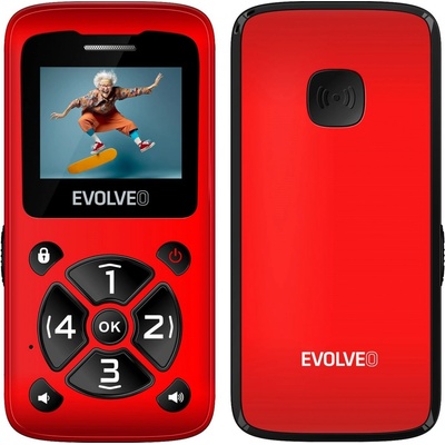 EVOLVEO EasyPhone ID Red