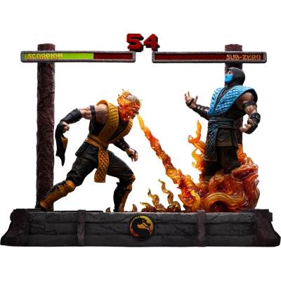 Iron Studios Статуетка Iron Studios Games: Mortal Kombat - Scorpion Fatality (Deluxe) 1/10, 27 cm (MORTAL111324-10)