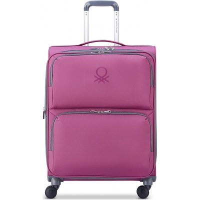 Delsey X Benetton UCB Softside vínový 79 l