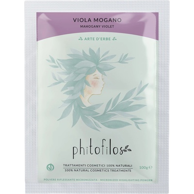 Phitofilos Zmes na farbenie vlasov mahagónová fialová 100 g